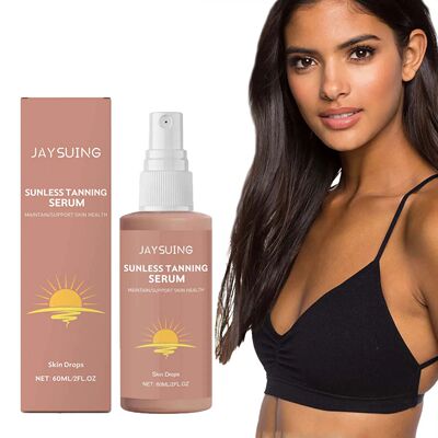 Herbal Self Tanning Essence Spray Sunless Tanning Enhance Sk