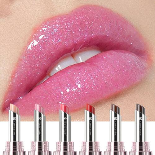 6 Colors Fine Shimmer Nourishing Light Lipstick Long Lasting