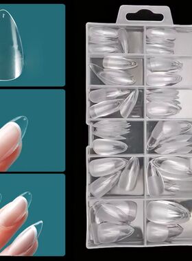 Nailpop Soft Gel Tips for Nails Acrylic Material Short Mediu