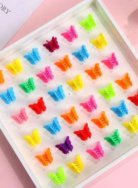 20 Pcs Colorful Mini Butterfly Hair Clips Claw Barrettes Mix