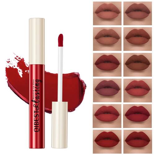 24 Colors Non-Stick Lip Glaze Matte Liquid Lipstick Non-Fade