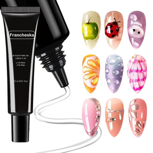 10ml 3D Nail Art Gel - DIY Designs,Waterproof Sculpting gel