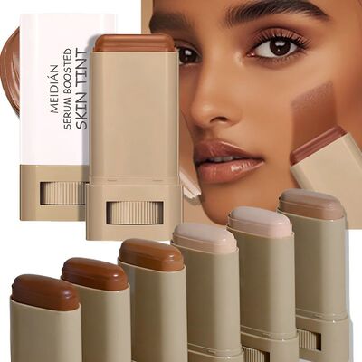Bronze Foundation Stick Serum Boosted Skin Tint Silky Textur