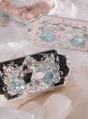 Flower Knows black Swan Ballet Eyeshadow Palette Matte Fine