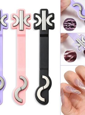 S Shape Twisted Nail Art Magnetic Wand Fancy Swirl Magnet Na