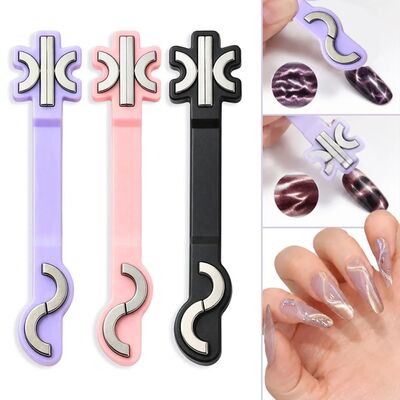 S Shape Twisted Nail Art Magnetic Wand Fancy Swirl Magnet Na