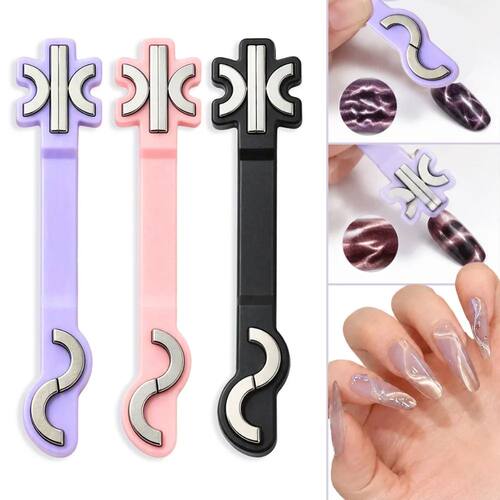 S Shape Twisted Nail Art Magnetic Wand Fancy Swirl Magnet Na