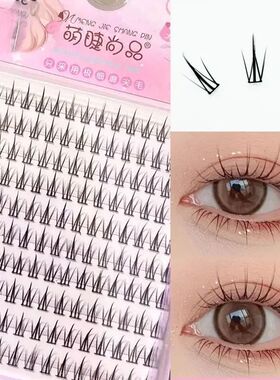 Individual Eyelashes DIY Eyelash Clusters Natural Fake Eyela