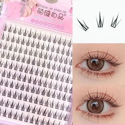 Individual Eyelashes DIY Eyelash Clusters Natural Fake Eyela