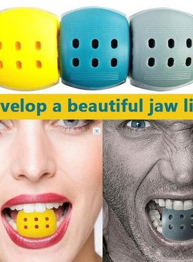 Face Masseter men facial pop n go mouth jawline Jawrsize