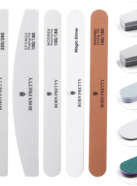 Nail File Sanding Buffer Manicuring Buffing Polish Gel Polis