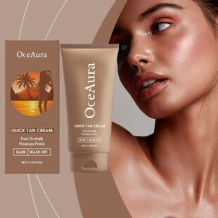 Oceaura 114g Body Tanning Cream Sunbed Soothe Dry Skin Fake