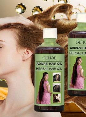 1/2pcs 100ml Hair Growth Oil Adivasi Herbal Hair Care Rosema