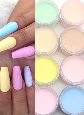 15g Acrylic Powder Light Color Carving Nail Polymer Tip