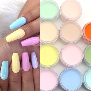 15g Acrylic Powder Light Color Carving Nail Polymer Tip