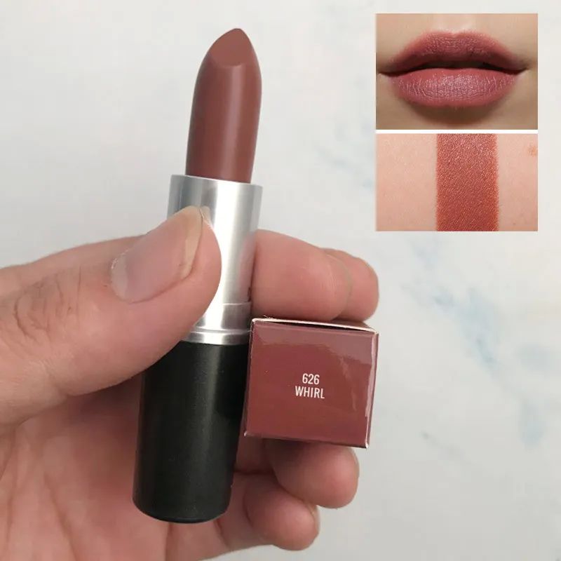 Brand Aluminum Tube 3g Velvet Teddy Matte Satin Lipstick Hig