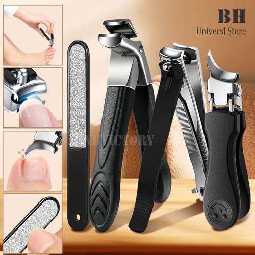 2/4Pcs/Set Nail Clippers Set Ingrown Toenail Thick Nail Clip