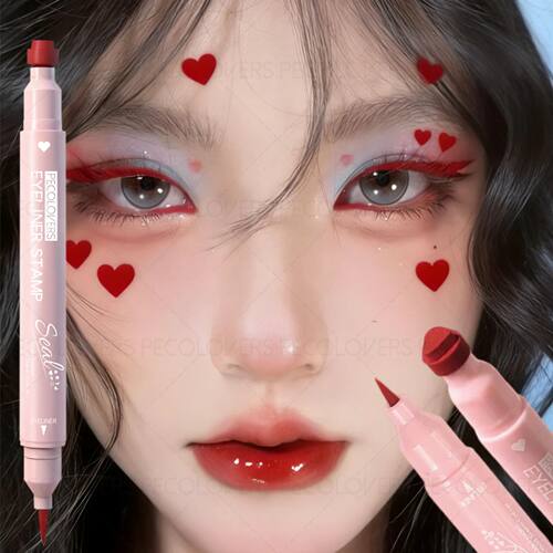 1PC Smooth Double-ended Eyeliner - Includes Star/heart/moon