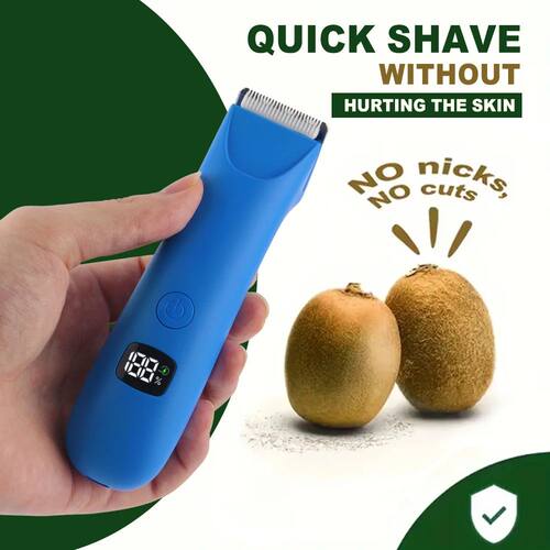 Body Hair & Pubic Hair Trimmer for Men & Women, Painless Ele