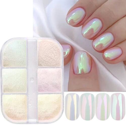 Moonlight Mirror Nails Powder Metallic Chrome Effect Pigment