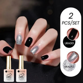 8ml Purple Semi Nail Serise Gel Soak Permanant Polish Off