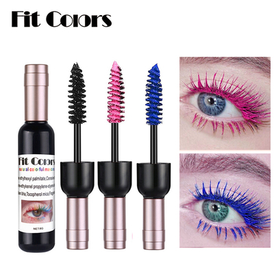 6 Colors Creative Wine Bottle Color Mascara Holiday Eyes Mak