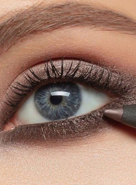 15 Color Pearlescent Eyeshadow Eyeliner Pencil Waterproof Gl