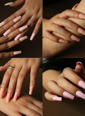 fake nails nailart matte nail patch fakenails 24pieces 甲片