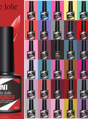 10ml Glitter Nail Gel Polish Neon Color Full Transparent Soa