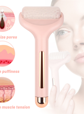 2022 Pink Face Cool Ice Roller Handheld Body Neck Lift Up An