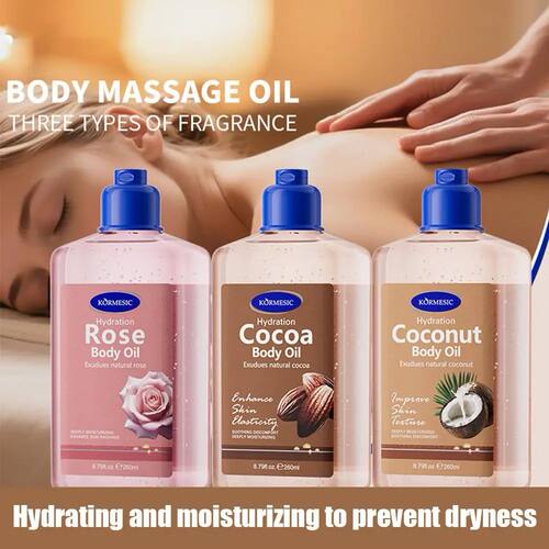 KORMESIC Coconut Moisturizing Body Oil Massage Essential in