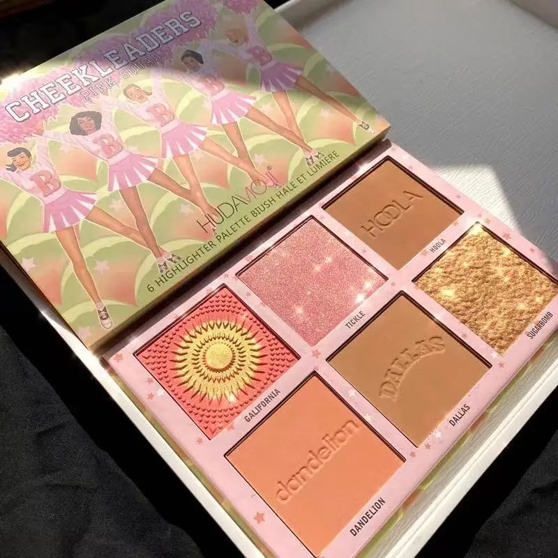 Hudamoji  Face Make Up Kit 6color Blush  Contour Highlight i