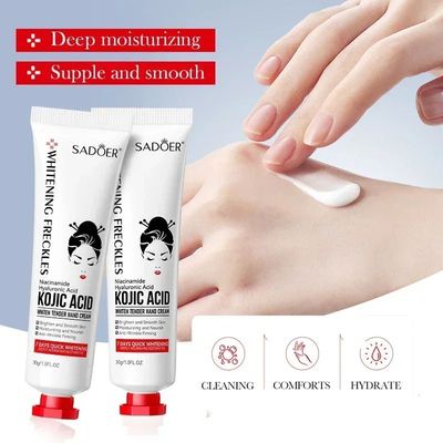 Kojic Acid Hand Cream Moisturizing Nourishing Brightening Hy