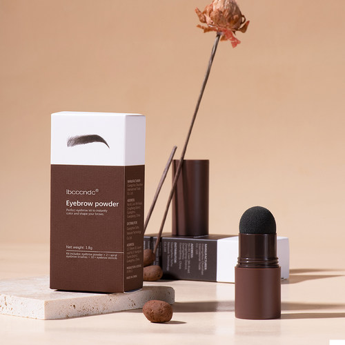 New Eyebrow Stamp Shaping Makeup Waproof Brow Powder Natrual