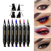 Pencil Liquid Waterproof Stamp Marker Colorful Eyeliner