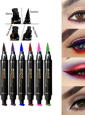 Liquid Colorful Eyeliner Stamp Marker Pencil Waterproof