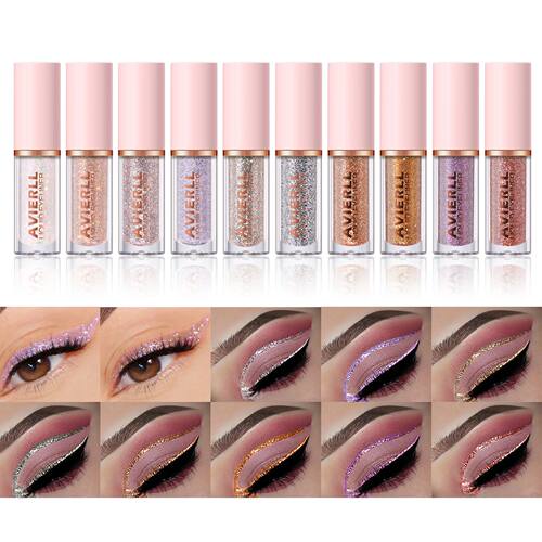 Glitter Liquid Eyeliner Pen - Long-Lasting, Smudge-Proof, Wa