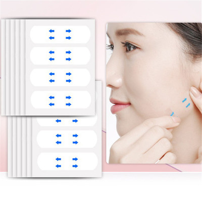 40Pcs/10Sheets/Pack Waterproof V Face Makeup Adhesive Tape I