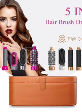 2024 New 5 in 1 Hair Dryer Kit Air Hot Comb Set Professional