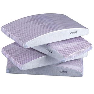 10Pcs/Lot 80/100/150/180/240 Grit Limas Trimmer Lime Nail Ar