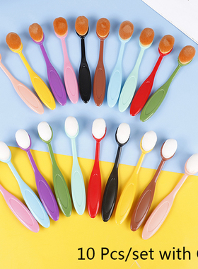 10 Pcs Blending Brushes Set Drawing Painting Makeup Brushes