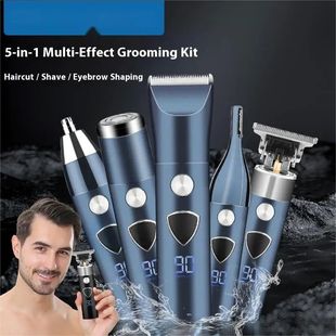 Men's 5-in-1 Electric Body Hair Trimmer Professional Hygieni