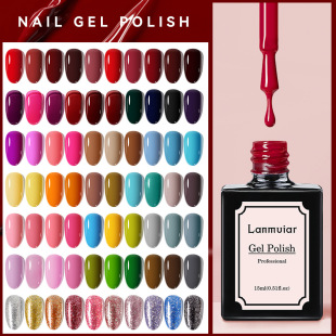 Nail 8ML Glit Gel Semi Painting Manicure Diamond Polish