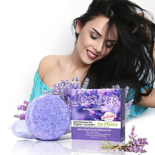 Provence lavender Essential Oil Shampoo Soap Handmade Hair C