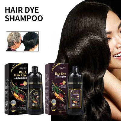 Natural Herbal Hair Dye Shampoo 3 in 1 Hair Color Shampoo fo