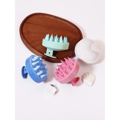 Hair wash brush, silicone scalp massage comb, soft body mass