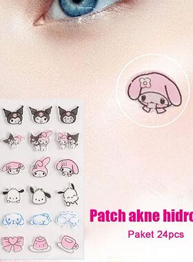 24counts Kuromi Pimple Patch Acne Colorful Invisible Acne Re