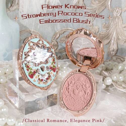 Flower Knows Strawberry Rococo Series Embossed Blush Face Ma