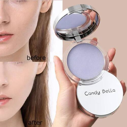 Matte Setting Powder Lasting Oil-control Purple Glitter Pres