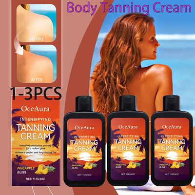 Body Tanning Cream In Solarium Skin Bronzing Strengthen Mela